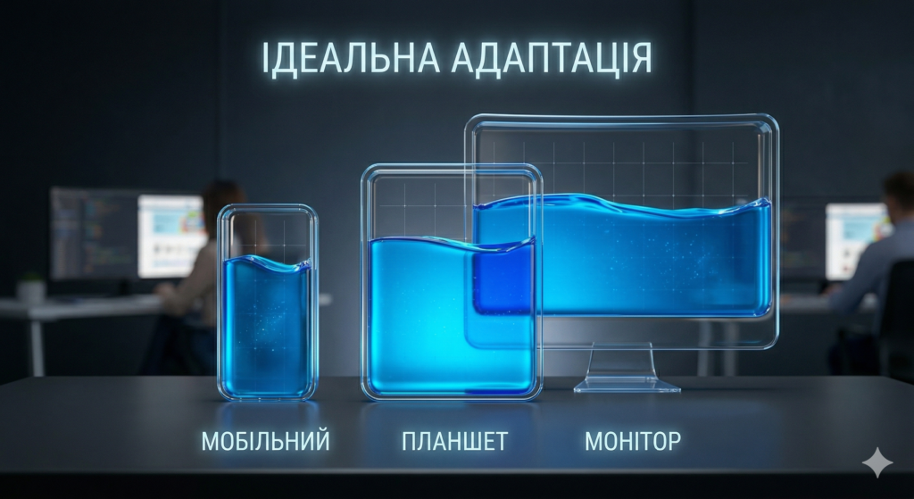 Адаптивний дизайн сайту у 2026 році: Як перестати втрачати 80% клієнтів зі смартфонів