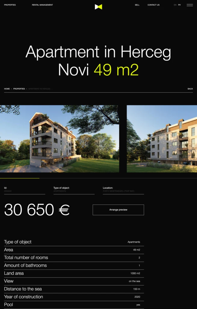Картка об'єкта нерухомості (Single Property View)
