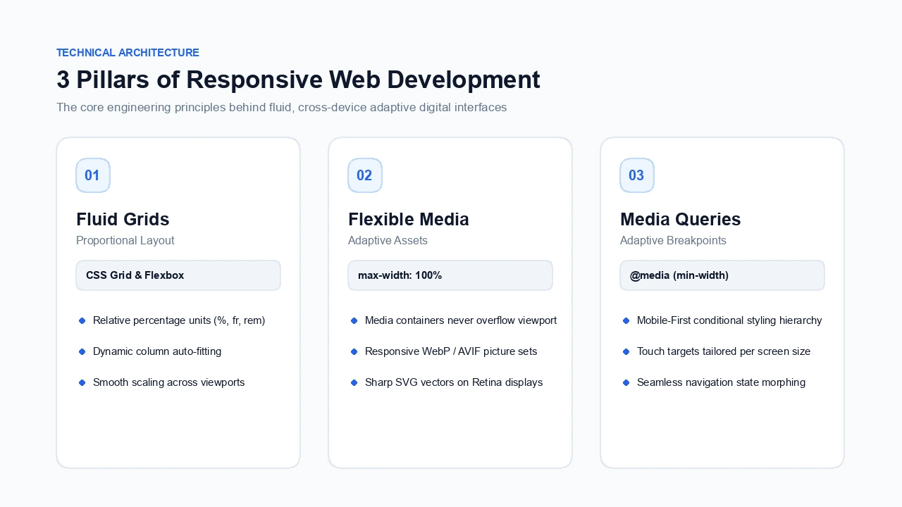 3 кити адаптивної верстки: Fluid Grids, Flexible Media та CSS Media Queries
